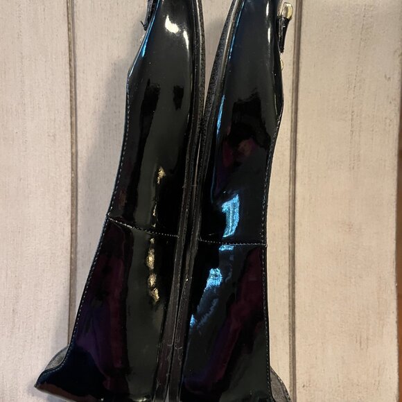 Black patent shoes/ size 10/Liz Claiborne - Picture 7 of 7
